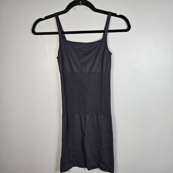 Spanx Assets Red Hot Label Women Full Slip Shapewear Size M Black Compression - Picture 1 of 9
